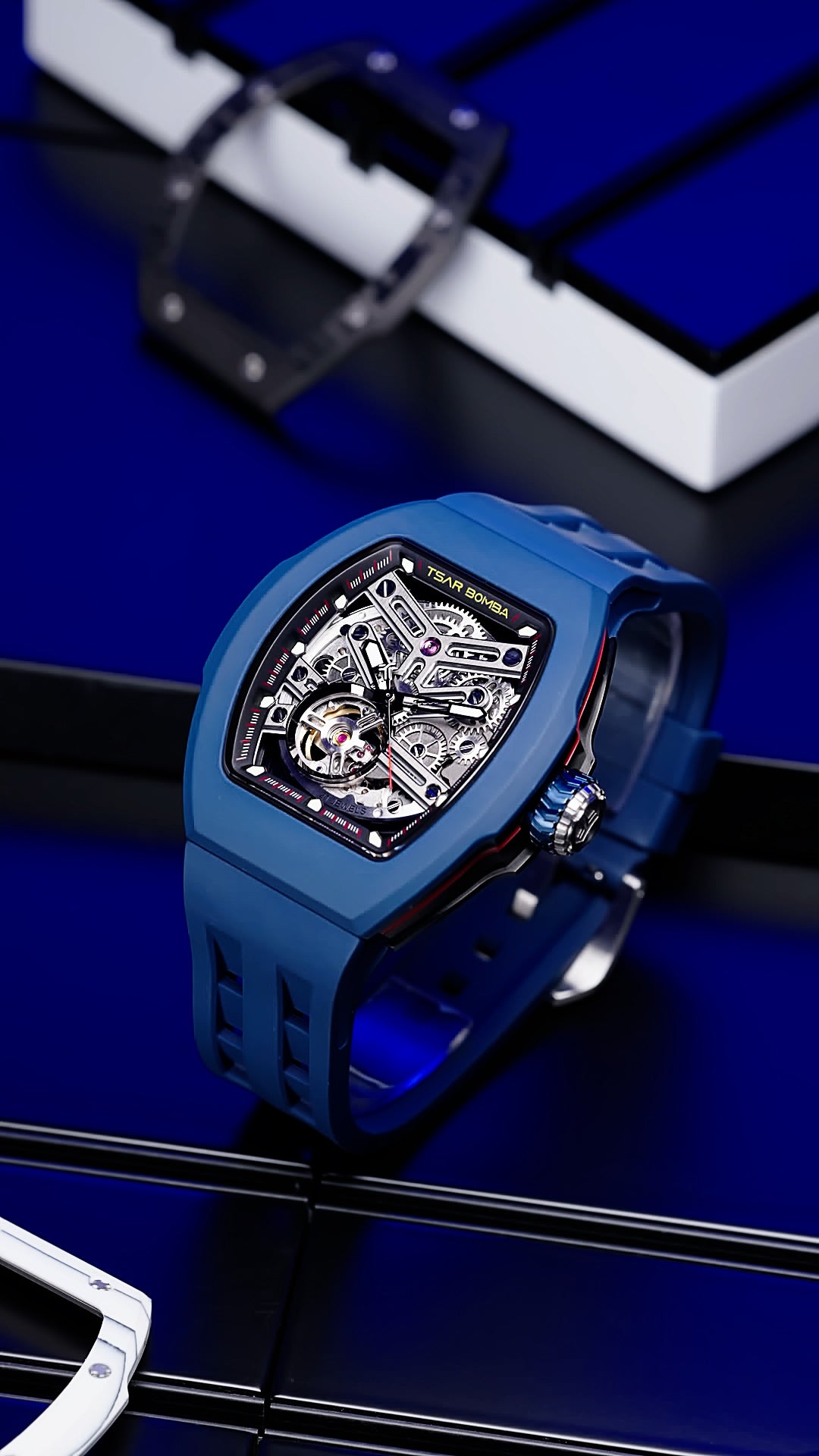 Atomic Serisi – Değiştirilebilir Otomatik Saat Kombinasyonu FluoroRubber