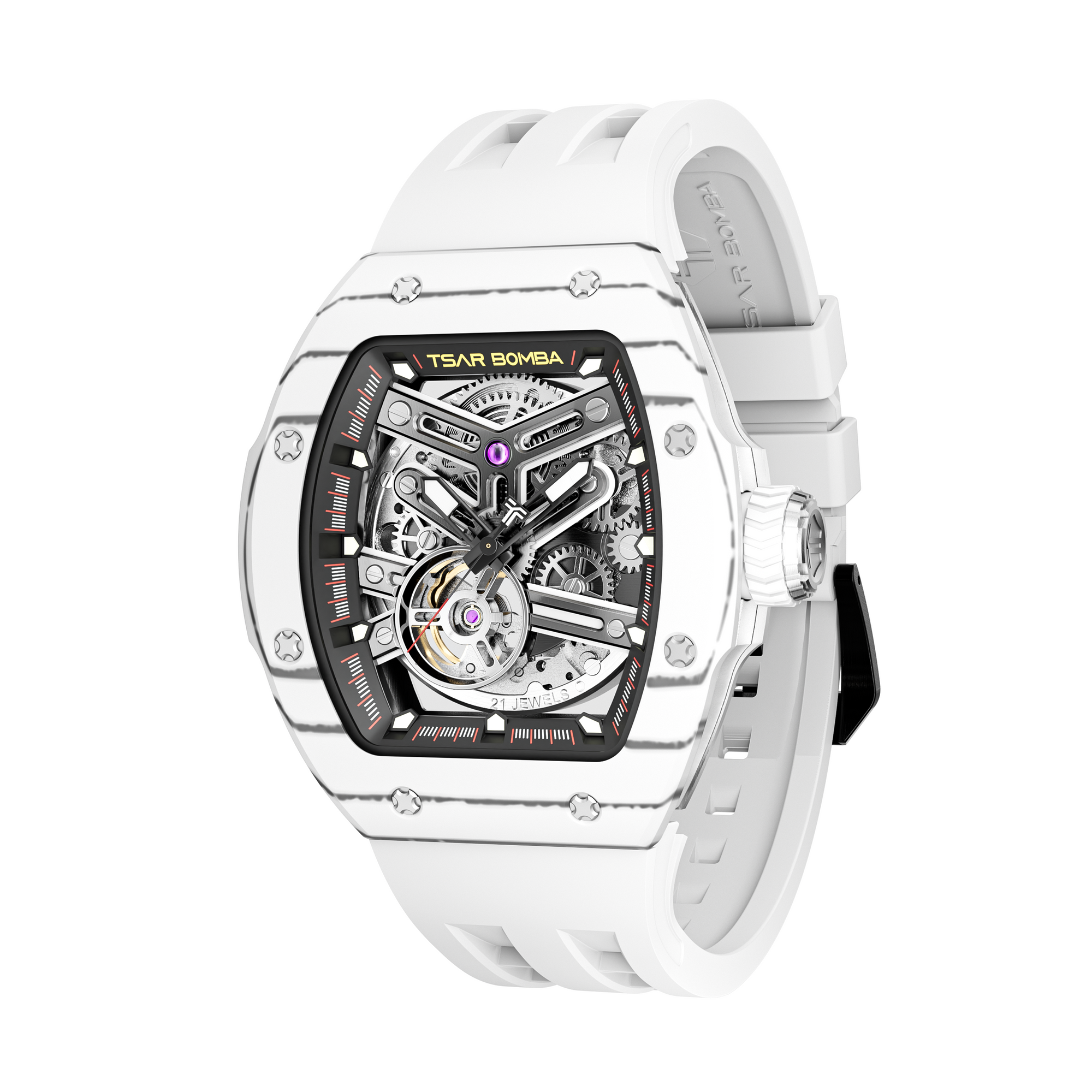 Atomic Serisi – Değiştirilebilir Otomatik Saat Kombinasyonu Karbon Fiber