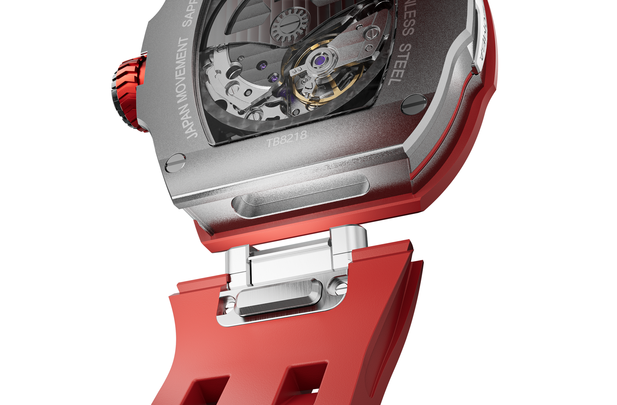 Atomic Serisi – Değiştirilebilir Otomatik Saat Kombinasyonu FluoroRubber