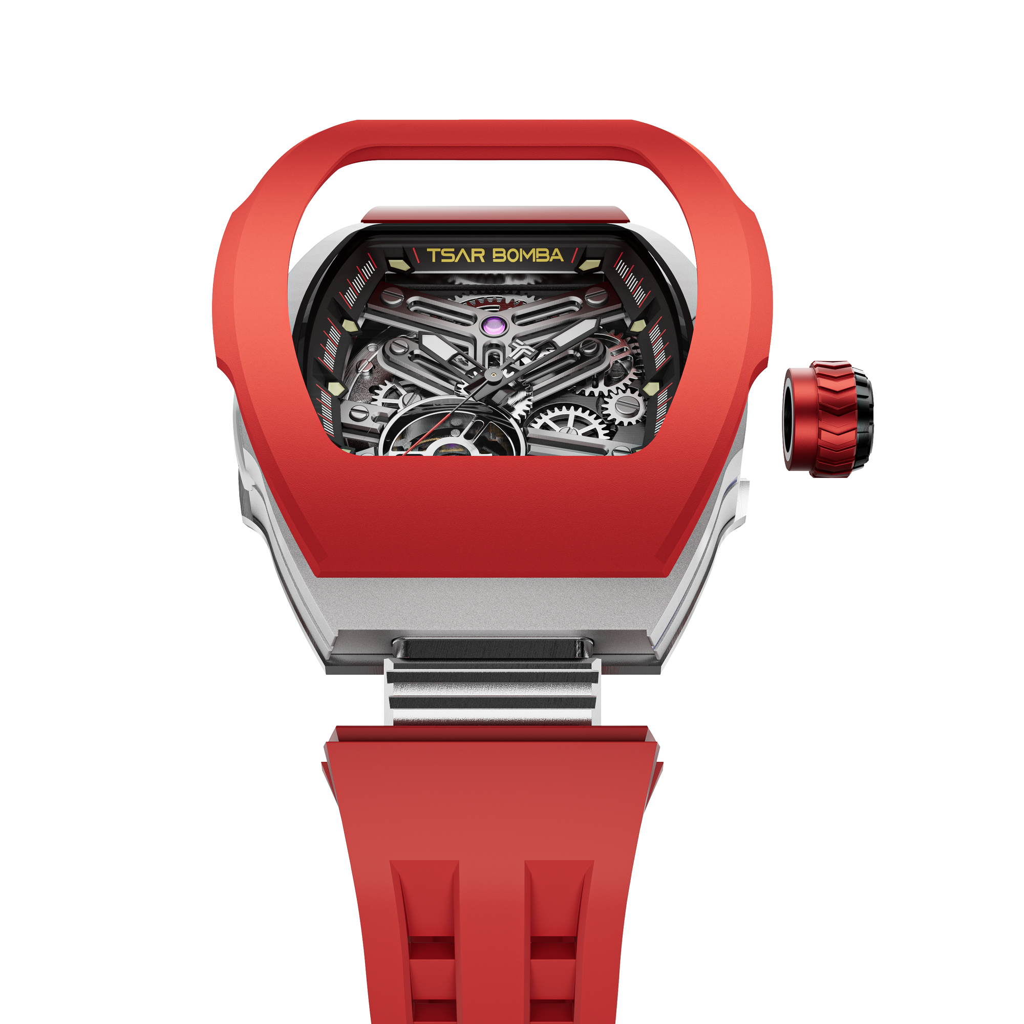 Atomic Serisi – Değiştirilebilir Otomatik Saat Kombinasyonu FluoroRubber