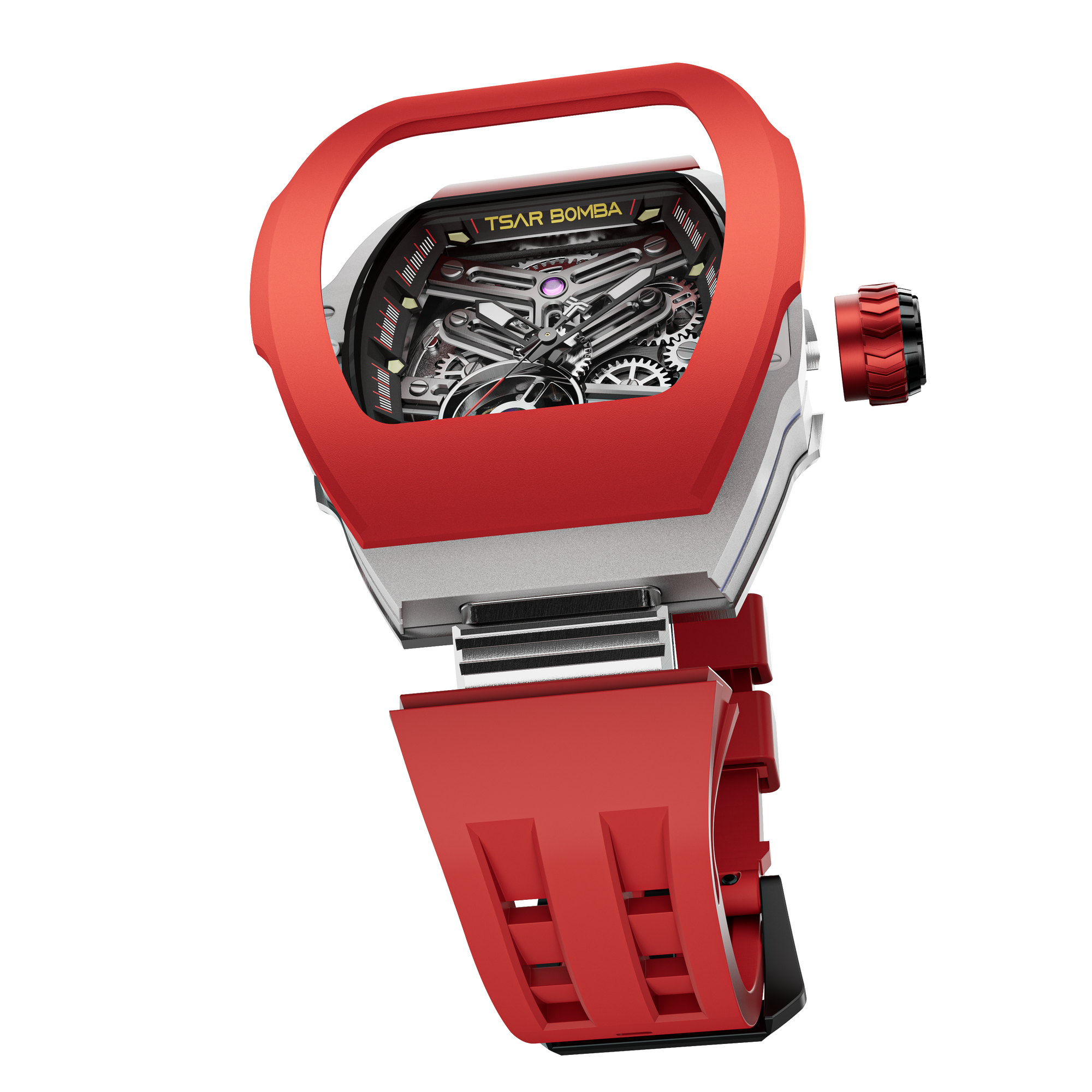 Atomic Serisi – Değiştirilebilir Otomatik Saat Kombinasyonu FluoroRubber